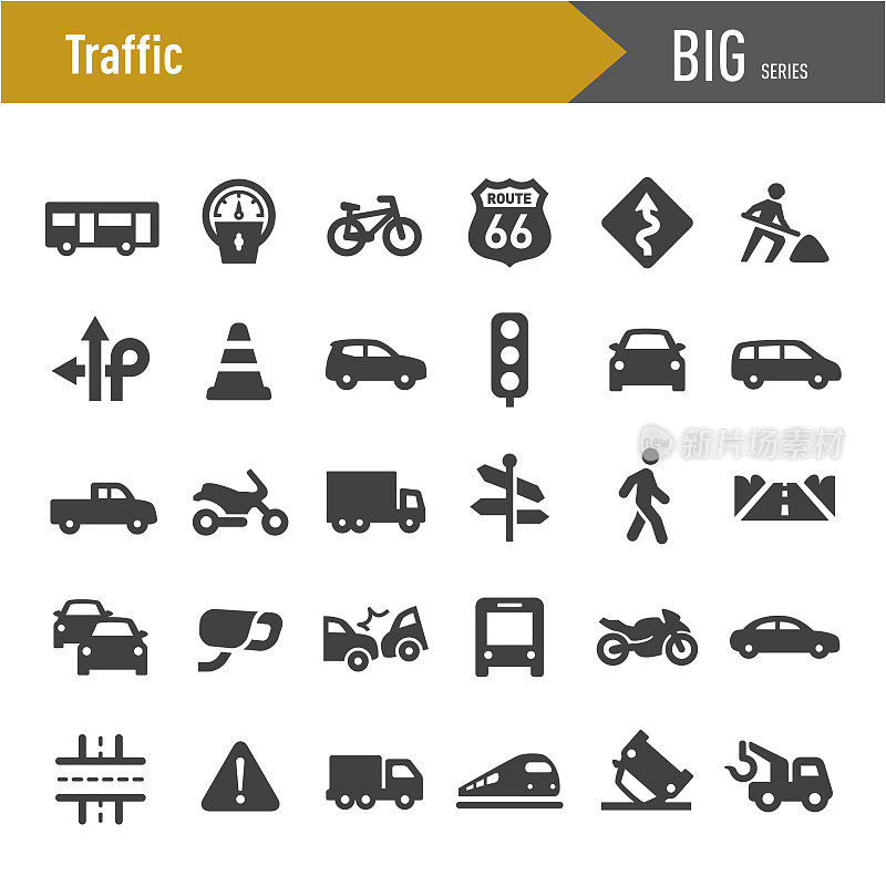 Traffic Icons - Big Series
